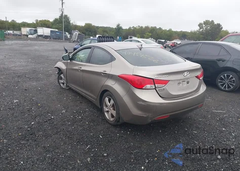 2013 Hyundai Elantra Gls из США, поврежденный, VIN 5NPDH4AE3DH336827